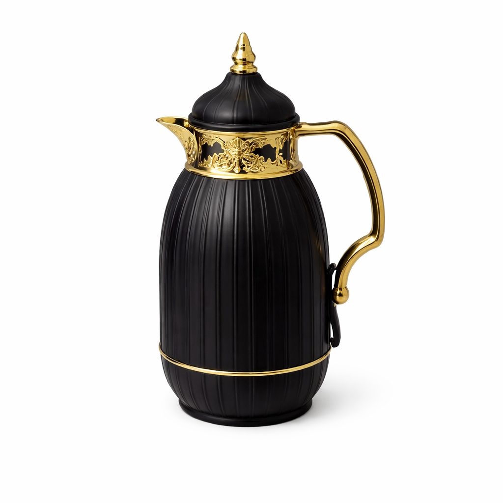 Luxury Insulated Thermos Flask – White, Black & Grey - Habitt