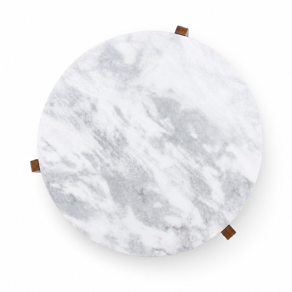 Clara Marble Top Coffee Table Set | Modern Nested Center Tables with Wooden Base - Habitt