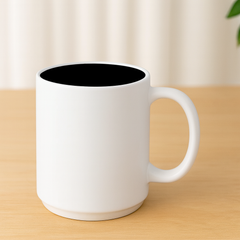 Classic Ceramic Mug – 330ml Coffee & Tea Cup in White
