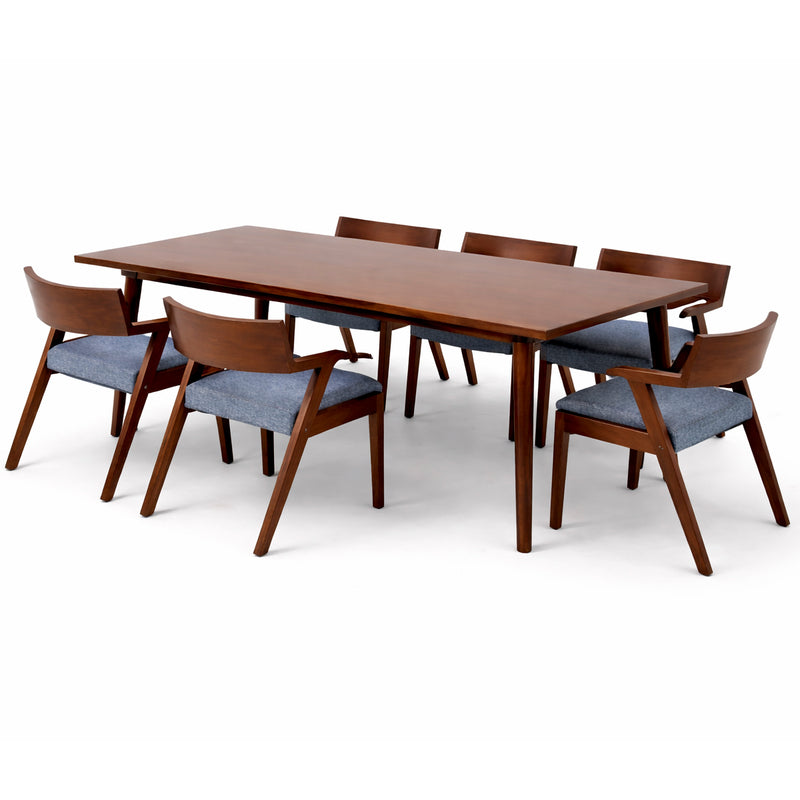 Nerra 6 Person Dining Table - Habitt