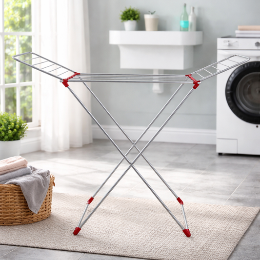 Imperial Dryer Steel / Aluminium – Foldable Stainless Steel Clothes Drying Rack - Habitt