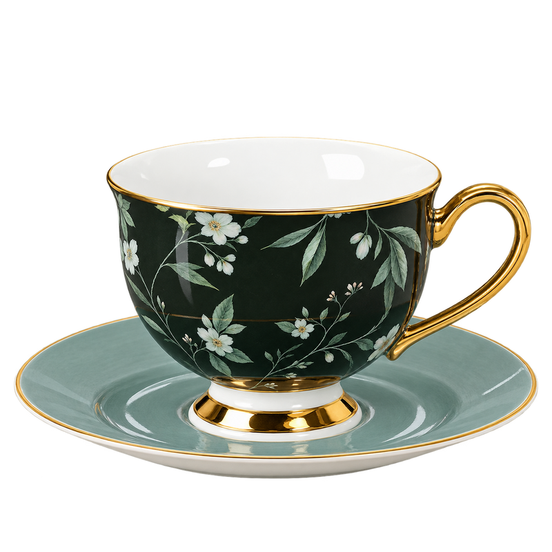 12 PCS Cup & Saucer Set – Elegant Tea & Coffee Serving Set