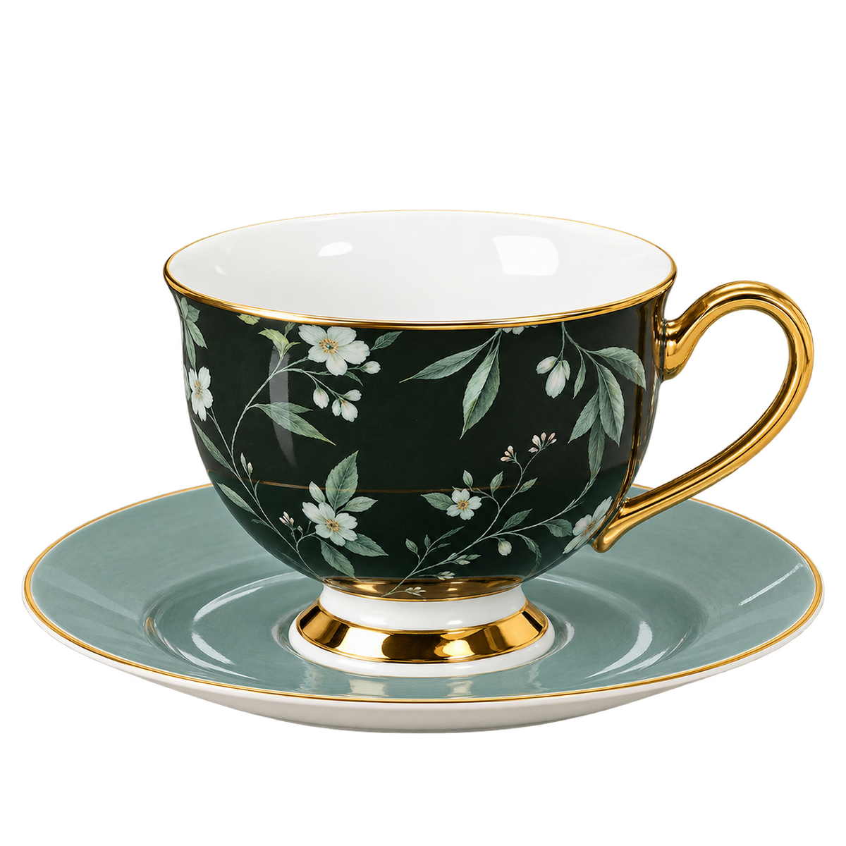 12 PCS Cup & Saucer Set – Elegant Tea & Coffee Serving Set