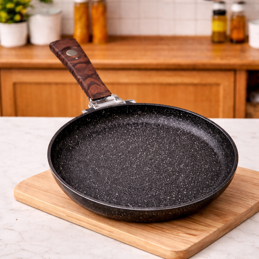 Non-Stick Granite Flat Pan – 24 cm