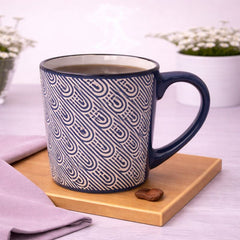 Mug Black & Blue 4 X 4 X 4 Inch MHT-011