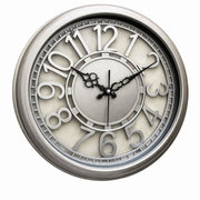 Heritage Cambridge Classic Wall Clock 15 x 15 Inch – Elegant Vintage Dial with Raised Numerals (Plastic) - Habitt