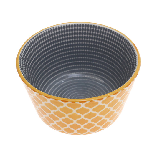 IGreen 3.75" Ceramic Bowl – Decorative Small Serving Bowl for Snacks, Dips & Desserts
