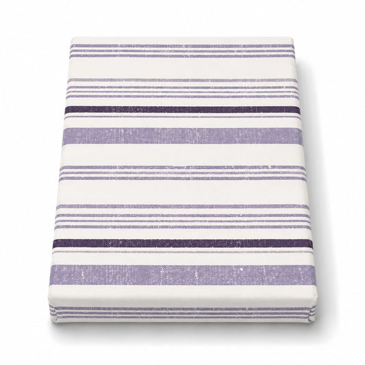 Lavender lines Double Bed Sheet 96x102"