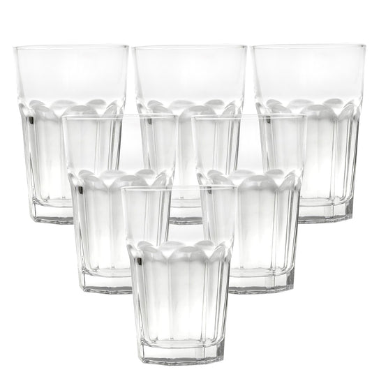 6Pcs Glass Set Bella 300ML GG-248 - Habitt