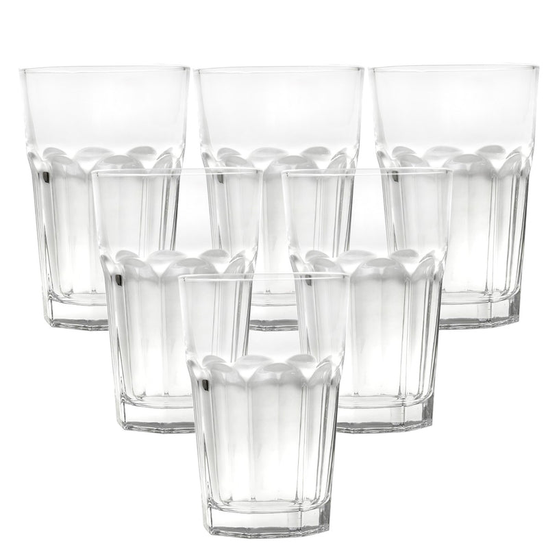 6Pcs Glass Set Bella 300ML GG-248 - Habitt