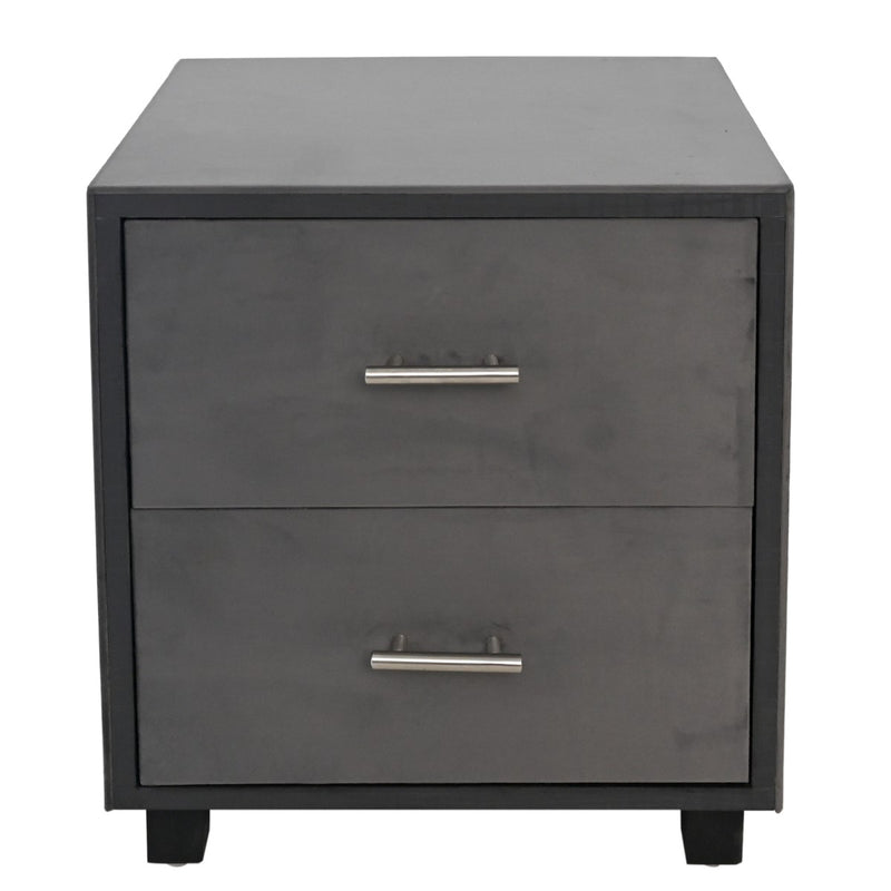 Nimoy King Size Bed with 2 Side Tables