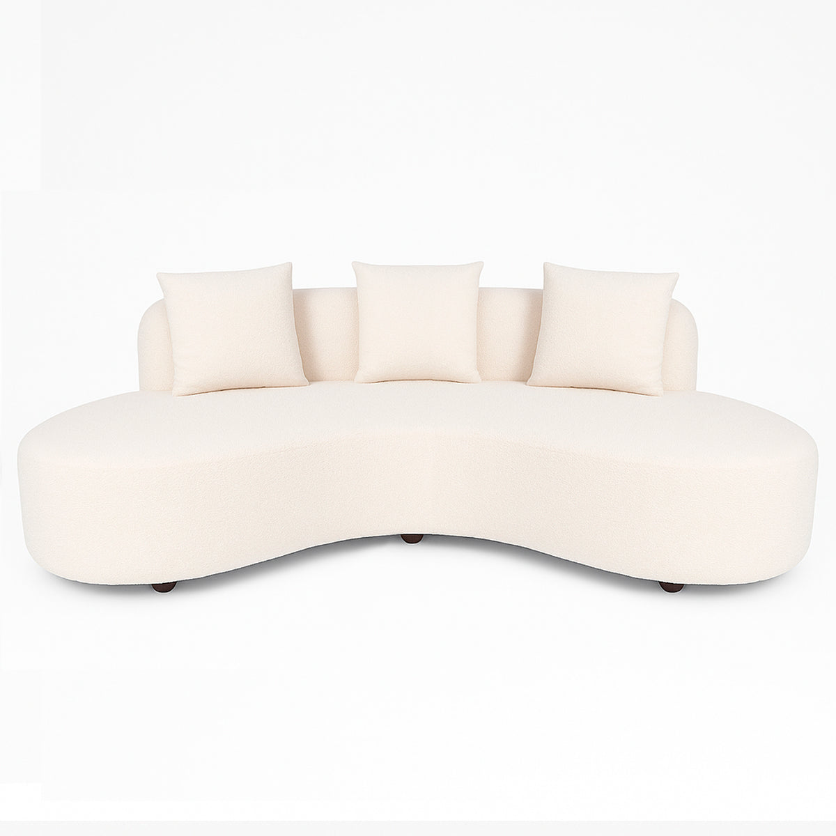 Luna Curve Sofa Set – Stylish Curved Design with Luxurious Comfort - Habitt