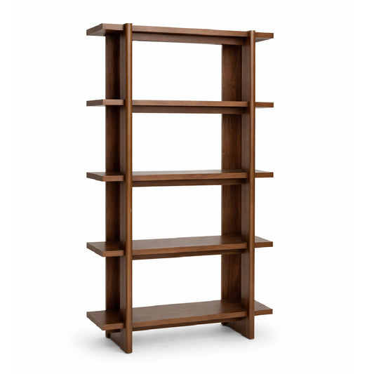 Nysa Solid Wood Wall Shelf – Modern Floating Storage & Display Shelf for Living Room & Bedroom - Habitt