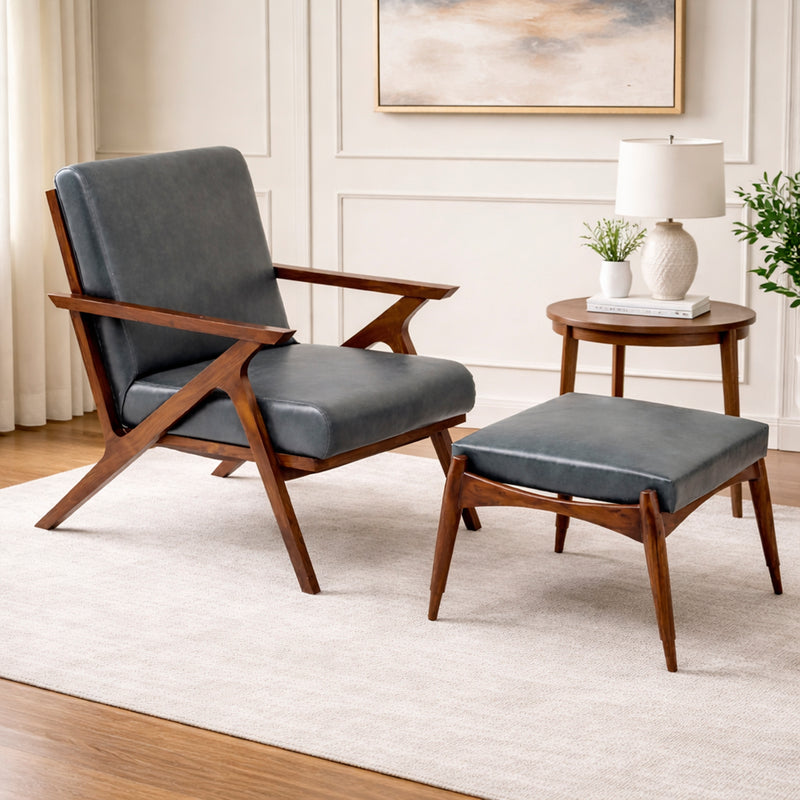 Noor Chair with Stool - Habitt
