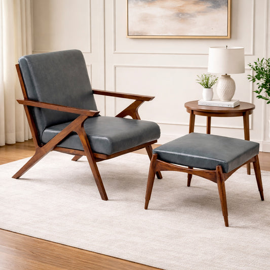 Noor Chair with Stool - Habitt