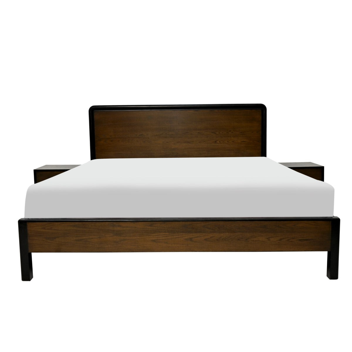 Norre King Size Bed with 2 Side Table