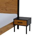 Remington King Size Bed with 2 Side Tables