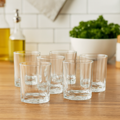 Premium Textured Tumbler Glass 285 ml - Habitt