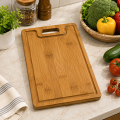 Wooden Cutting Board with Handle – 26x38CM & 30x43CM | Kitchen Chopping, Slicing & Food Preparation Board