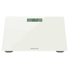 Sencor SBS 2301WH Digital Personal Weighing Scale – Slim Tempered Glass Bathroom Scale with LCD Display, 150 kg Capacity