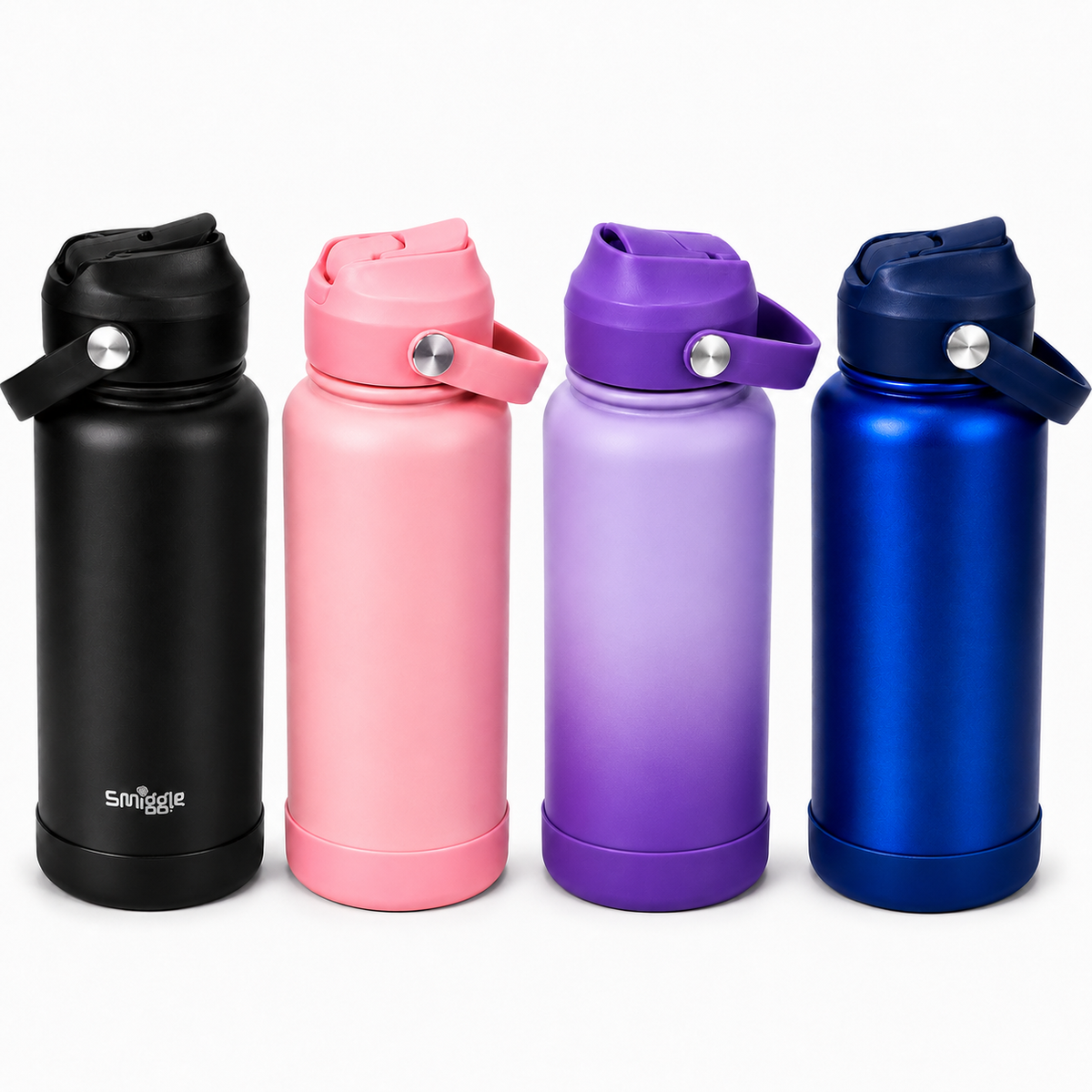 Water Bottle with Carry Handle – Assorted Colors