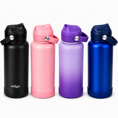 Water Bottle with Carry Handle – Assorted Colors