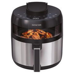 Sencor SFR5010BK Vita Fryer – 5 L Oil-Free Digital Air Fryer with LED Display & Touch Controls, 1500 W
