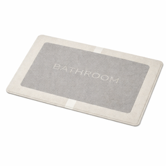 Super Absorbent Bathroom Floor Mat – Non-Slip Rectangle Washroom Rug with Quick Dry Technology (Assorted Designs) - Habitt