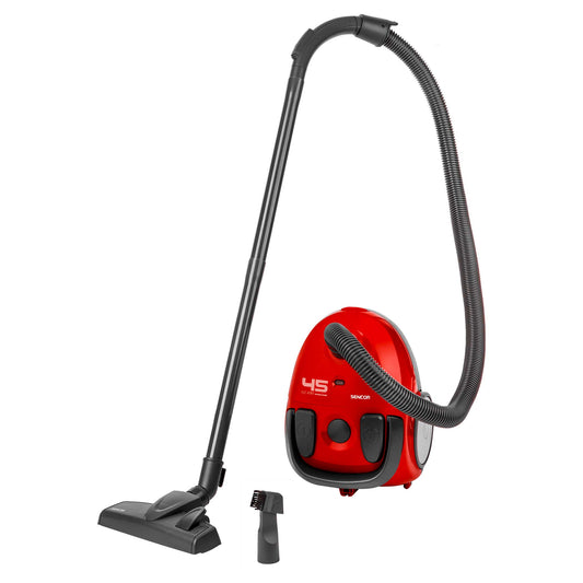 Sencor Bagged Vacuum Cleaner 850W High-Efficiency ECO Motor – Compact & Energy-Saving Cleaner (SVC 45RD-EUE3)
