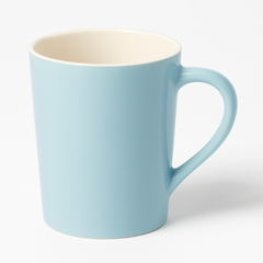 Light Blue Ceramic Mug – Minimalist Glossy Coffee & Tea Cup
