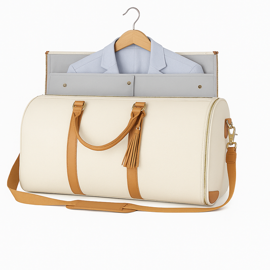 1Pc Travel Duffle Bag with Garment Compartment (Assorted) | 2-in-1 Weekender & Suit Carrier