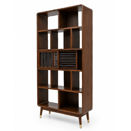 Clara Display Shelf | Modern Wooden Storage & Display Unit - Habitt