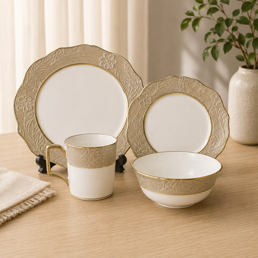 16-Piece Porcelain Set – 4 Person Serving