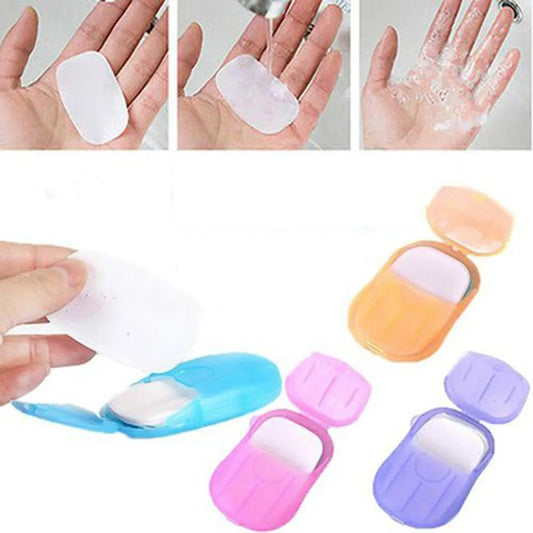 Travel Paper Soap – Compact Cleanliness On-the-Go (ASSORTED)