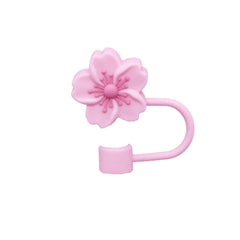 Assorted Silicone Flower Straw Stoppers – Waterproof & Dustproof Cap –