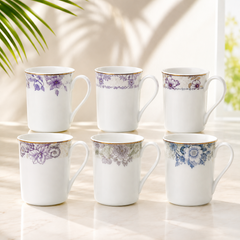 Print Mug Assorted | Floral Ceramic Coffee & Tea Mug