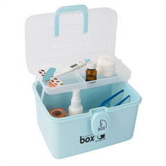Large Multipurpose Storage Box Organizer with Handle & Lid
