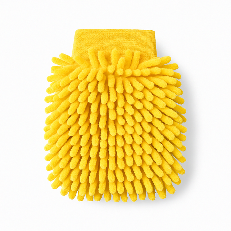 Double-Sided Microfiber Duster Glove – Dual-Surface Cleaning Mitt for Car & Home - Habitt