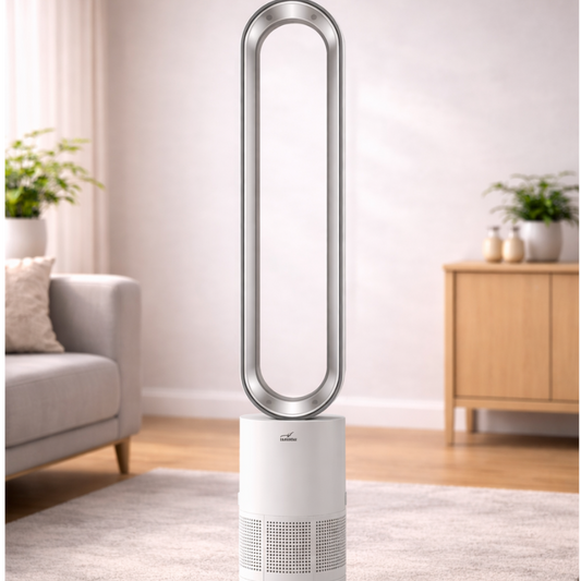 Alpina SF-5001 Electric Fan & Air Purifier | BLDC Motor, 10-Speed Digital Fan with Remote & Timer – 45W - Habitt