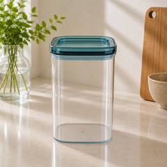 Transparent Storage Jar with Plastic Cap | Available in 500ML, 1000ML & 1500ML