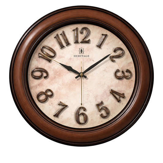 Heritage Wall Clock Dynamite 3D 22’’ – Premium Vintage Wooden 3D Wall Clock - Habitt