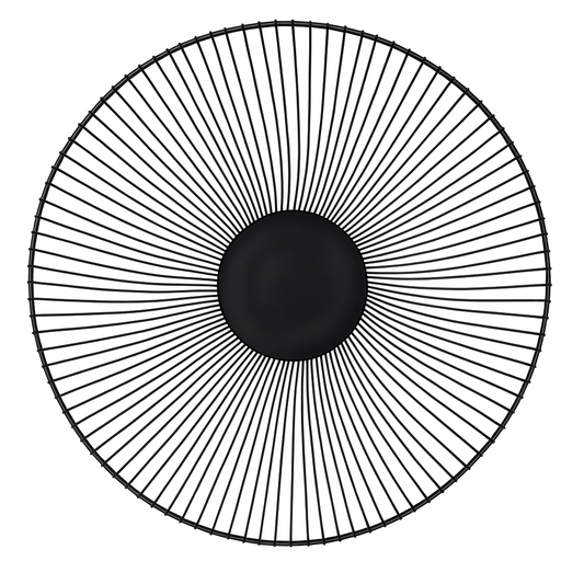 Round Iron Basket – Modern Wire Design