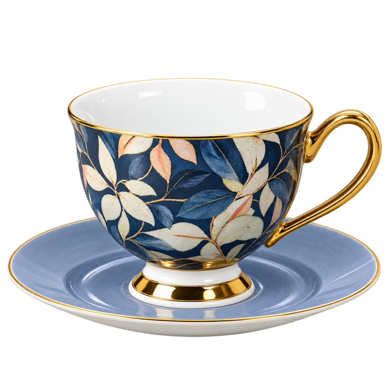 12 PCS Cup & Saucer Set – Classic Tea & Coffee Serving Collection