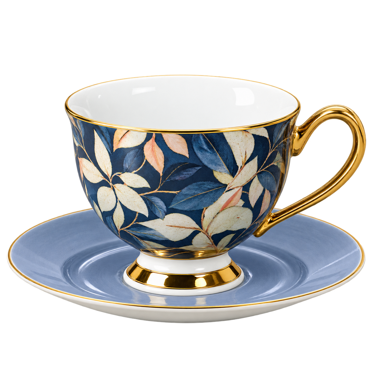 12 PCS Cup & Saucer Set – Classic Tea & Coffee Serving Collection