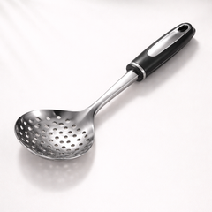 Large Stainless Steel Spoon – Slotted Serving Spoon for Kitchen Use