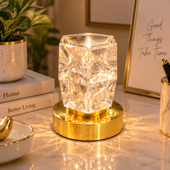 Crystal Lamp Prism – Elegant Decorative Table Lamp