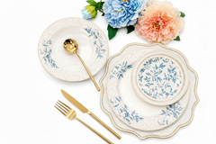Luxe 18-Piece Plate Set | Stylish Complete Dining Tableware Set
