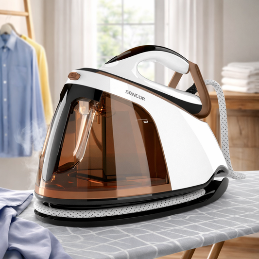 Sencor Steam Station SSI 0950BZ – 3000W Professional Steam Station with Internal Boiler & Ceramic Plate - Habitt
