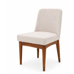 Clara 4 Seater Dining Table Set | Modern Wooden Dining Table with Upholstered Chairs - Habitt