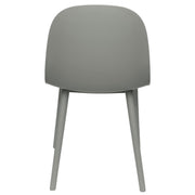 Sora Dining Chair – Modern Molded Seat with Cushion (Pink, Grey, White, Black, Yellow) - Habitt